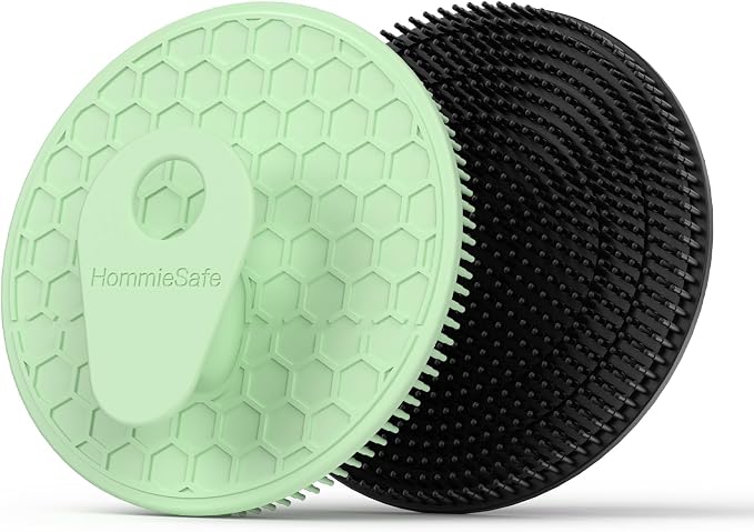 Soft Silicone Shower Brush Body Wash Bath Exfoliating Skin Massage Scrubber by Hommiesafe
