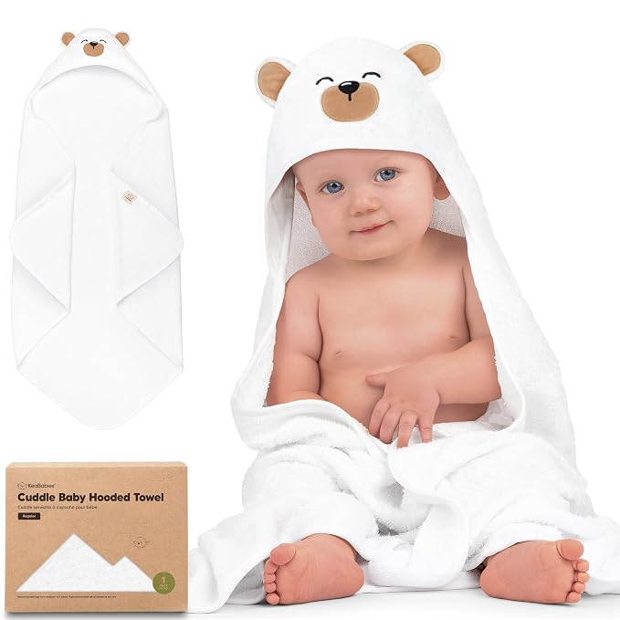 KeaBabies Hooded Baby Towel for Newborn by KeaBabies