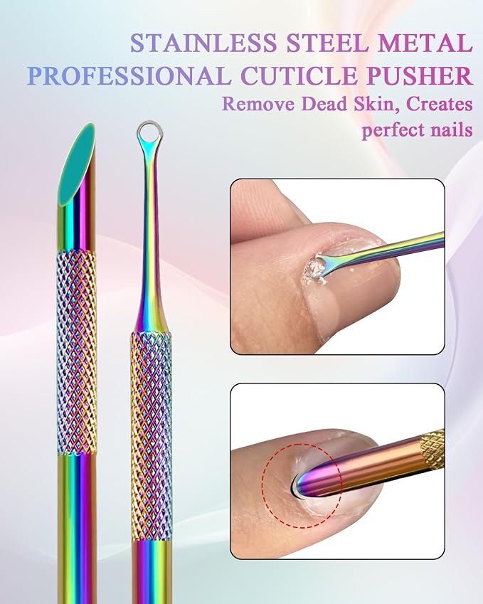 Dual Ended Cuticle Remover, Pre-treatment Cuticle Pusher - Image 5