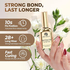 UNA GELLA 9 in 1 Gel Nail Glue for Clear Acrylic Nails Tips 2Pcs 10ml Long - Image 2