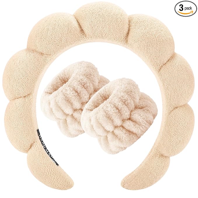 Zkptops Spa Headband for Women Sponge Makeup Skincare Headband Washing Face by ZKPTOPS