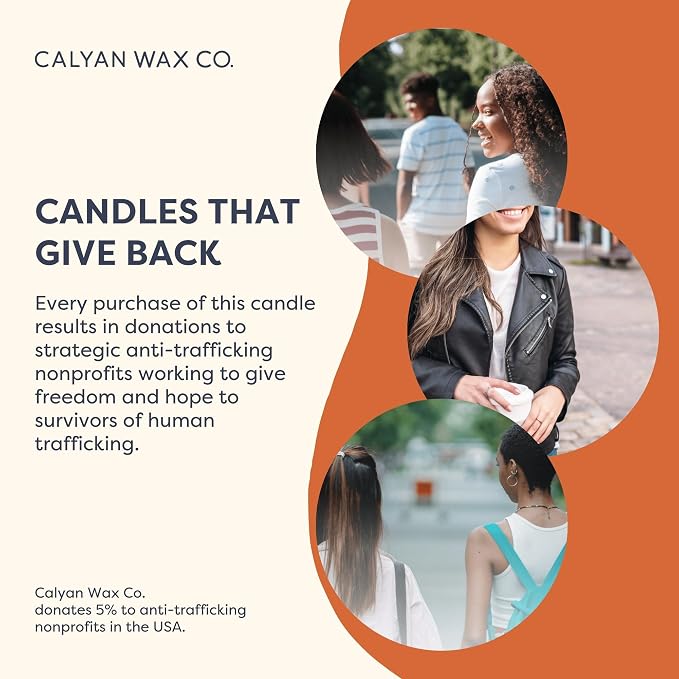 Calyan Wax Co. Golden Cider & Nutmeg 3 Wick Scented Candle - Image 9