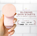 SoniGlow Silicone Face Scrubber/Facial Cleansing Brush – Electric Vibrating - Image 2