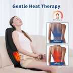 Back Massager with Heat with 8 Motors, Massage Chair Pad, Seat Massager with - Image 3