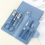 Manicure Set, 7 in 1 Professional Nail Clippers Scissors Pedicure Kit, - Image 6