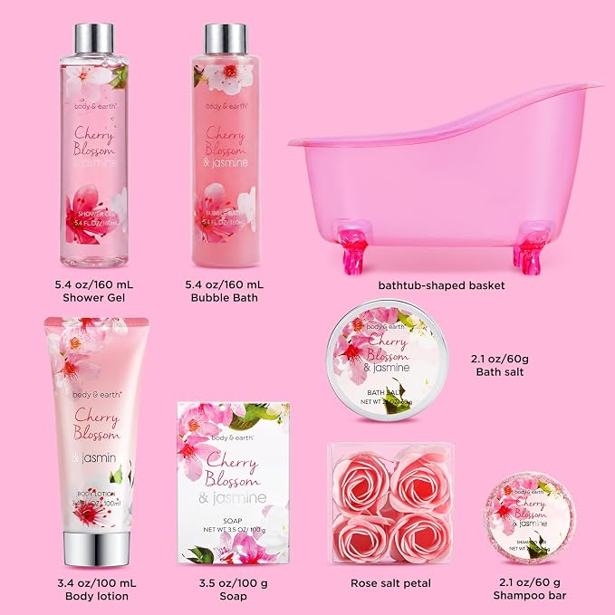 Body & Earth Spa Gifts for Women Self Care Kit - Image 3