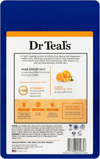 Dr Teal's Salt Soak with Pure Epsom Salt, Glow & Radiance with Vitamin C & - Image 2