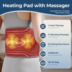 Heating Pad for Back with Auto-Inflatable Massager, 58’’ Cordless Lower Back - Image 6
