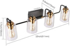SOLFART Vintage 4 Light Bathroom Vanity Light Bathroom Light Fixtures Over - Image 6