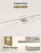 VOLISUN Modern Bathroom Vanity Light 48 inch, 40W Dimmable 5CCT Led Bathroom - Image 5