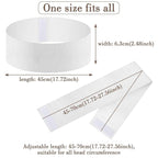 Sublaga 40 Pack Spa Headband for Women Disposable Skincare Headbands for - Image 3