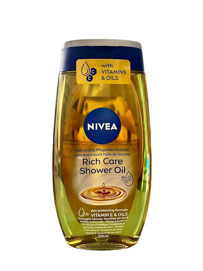 Nivea Shower Oil Natural Caring 200ml - Image 2
