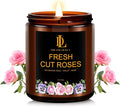 Fresh Cut Roses Candles, Fresh Cut Roses Scented Candle, Mother's Day Candle by DLDREAMYDEWLA
