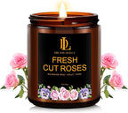 Fresh Cut Roses Candles, Fresh Cut Roses Scented Candle, Mother's Day Candle by DLDREAMYDEWLA