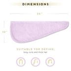 SimpleField 2 Pack Microfiber Hair Towel Wrap - Image 5