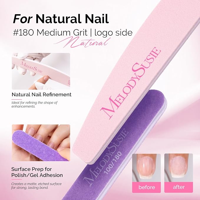 MelodySusie Nail File Kit, Professional Manicure Pedicure Supplies - Image 3