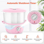 TASALON Pink Hot Towel Steamer for Facials, 5-Min Quick Heating Towel Warmer - Image 3