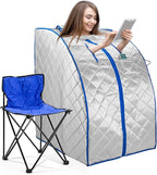 Infrared FAR IR Negative Ion Portable Indoor Personal Spa Sauna by Durherm by Durasage