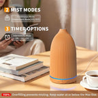 URPOWER 100ML Essential Oil Diffuser Ultrasonic Cool Mist Humidifier - Image 2