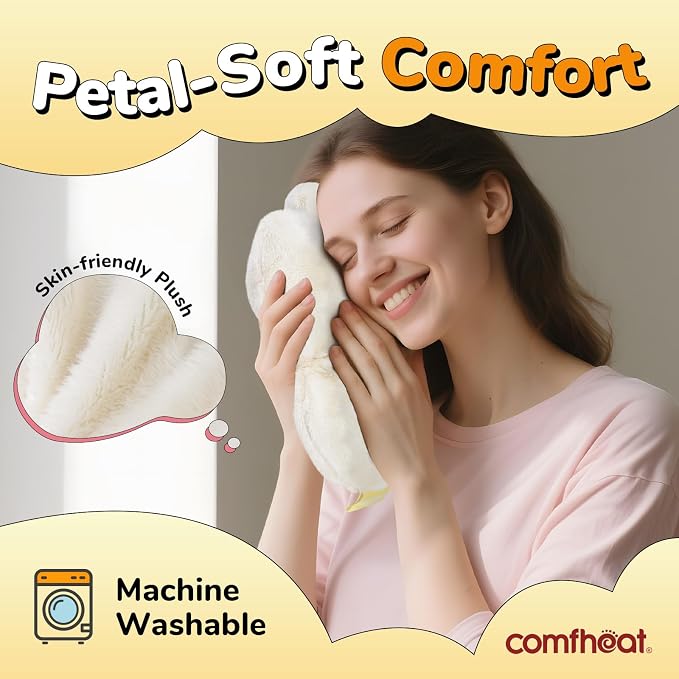 Microwave Heating Pad for Pain Relief, Moist Heat Pack Hot Compress for Period - Image 7