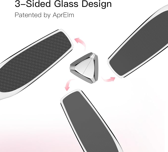 APRELM 3-Sided Nano Glass Foot File, 3-in-1 Coarse/Medium/Fine Foot Callus - Image 2
