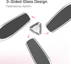 APRELM 3-Sided Nano Glass Foot File, 3-in-1 Coarse/Medium/Fine Foot Callus - Image 2