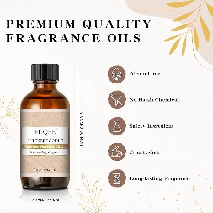 EUQEE Snickerdoodle Fragrance Oil, Premium Grade Essential Oil - Image 2