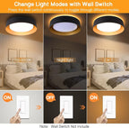 Bargeni Flush Mount Ceiling Light, 12.5 inch LED Ceiling Light - Image 4
