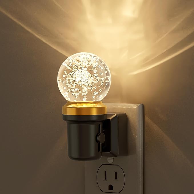 JandCase Night Lights Plug into Wall, Dimmable Night Light Pulg in, Globular by JandCase