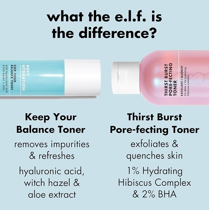 e.l.f. Thirst Burst Pore-fecting Toner Mini, Hydrating & Exfoliating - Image 7