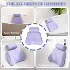 Silicone Bath Pillow, Upgraded Bath Pillows - Image 9