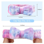 8 Pack Spa Headbands, Microfiber Face Wash Headbands - Image 5