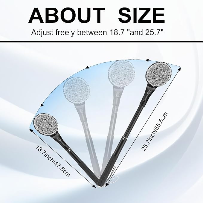 Gobiteli Back Scrubber for Shower, Back Brush for Shower for Men, Women and - Image 3