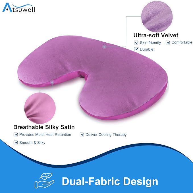 Atsuwell Sinus Mask, Warm Cold Compress Eye Mask - Image 2