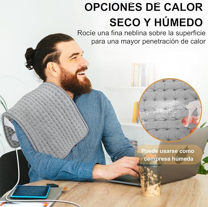 Electric Heating Pad for Back Pain Relief, Portable Heating Pad for Period - Image 2