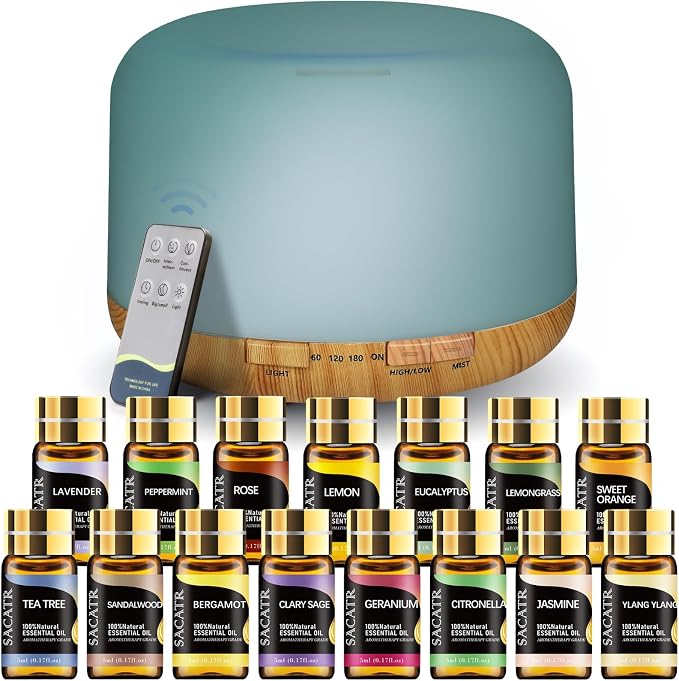 SACATR 500ml Essential Oil Diffuser by SACATR