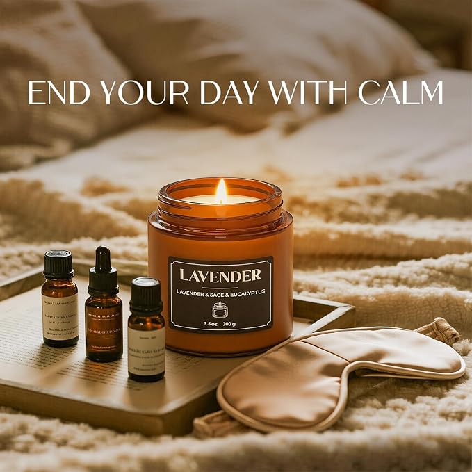 NORVENCE Scented Candles Gift Set, Stress Relief Candles - Image 5