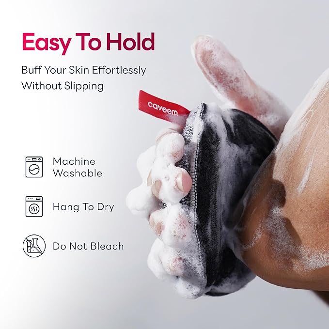 Caveem Exfoliating Body Scrubber, Bath and Body Scrub Buffer, Body Exfoliator - Image 4