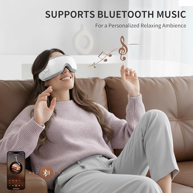 Nekteck Eye Massager with Heat, Birthday Gifts Eye Mask Massage - Image 9