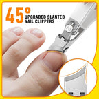 Toenail Clippers for Thick Toenails, Wide Jaw Opening Nail Clippers for Men - Image 2