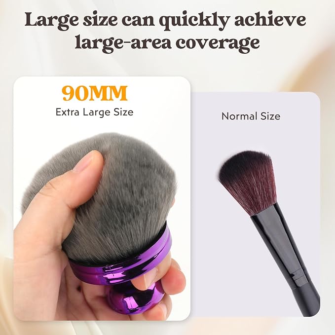 Extra Large Body Brush for Self Tanner, Leg Makeup & Bronzer Self Tan - Image 3