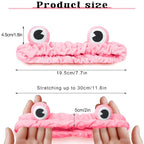 Jowmoy Rose Red Frog Eye Elastic Headband - Image 2