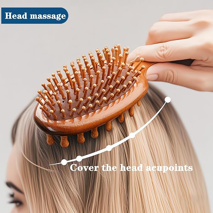 Scalp Massager Hair Growth Brush, Head Massager Scalp Stress Relax Dandruff Comb - Image 2