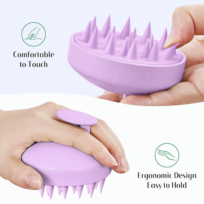 HEETA Scalp Scrubber Shampoo Brush, Scalp Massager Tool - Image 4
