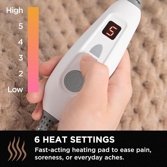 Brookstone Herringbone Portable Heating Pad - Image 3