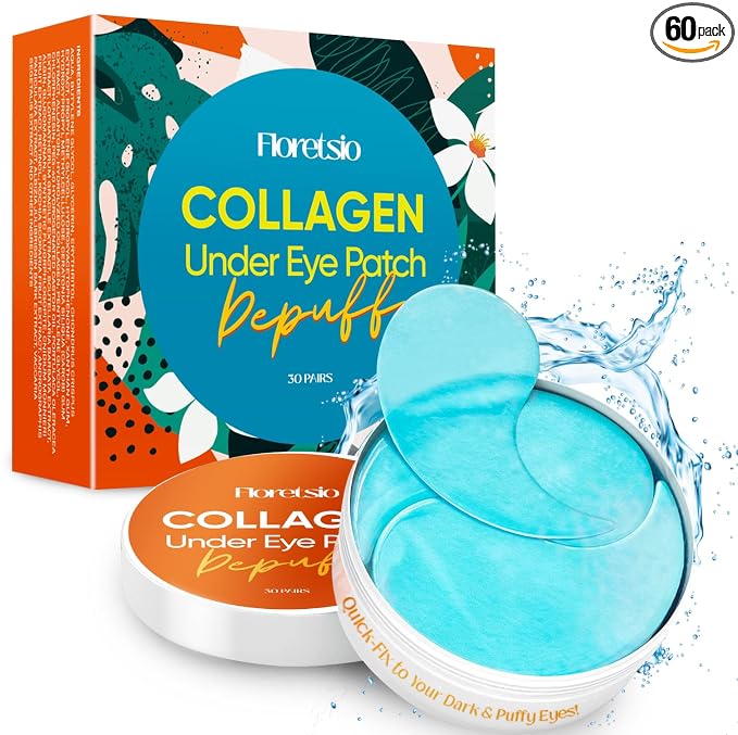 Under Eye Patches – 30 Pairs Hydrating Gel Masks by ForeheadWrinklePatches