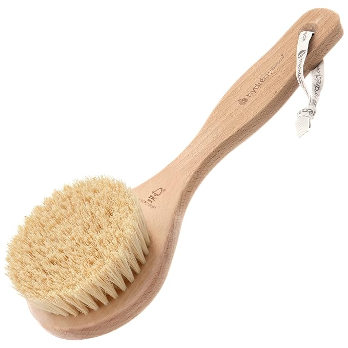 Hydrea London Dry Body Brush – Premium Exfoliating Dry Skin Brush Cactus Bristle by Hydr%C3%A9aLondon%7CNaturalEco-FriendlyBodycare