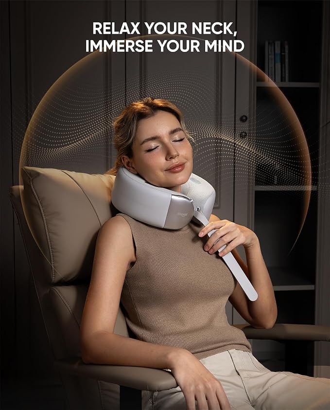 Bluvol Nest 10 Ultra Immersive Heated Neck Massager, Therapist-Style Deep - Image 2