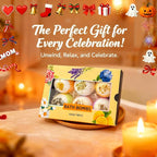 Bath Bombs Gift Set, Natural Floral Bath Bombs, Lemon Aromatherapy, Wife or - Image 5
