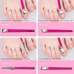 Manicure Pedicure Set, 19-Piece Premium Stainless Steel Grooming Kit Crafted - Image 6